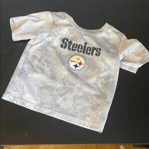 Kids Gray Camo Short-Sleeve Tee Steelers nfl 2t